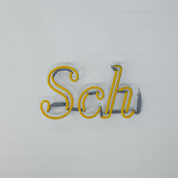 Sch Double Stroke Word unit for Schlitz Replacement Tube - Neon Sign Part
