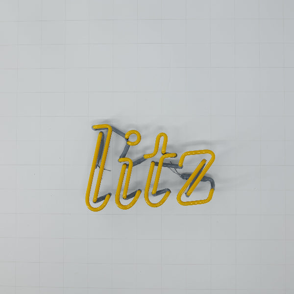 litz Double Stroke Word unit for Schlitz Replacement Tube - Neon Sign Part