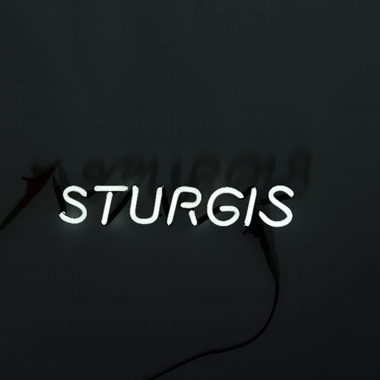 STURGIS Single Stroke Word unit for Budweiser Mount Rushmore 2003 (Small Version) Replacement Tube - Neon Sign Part