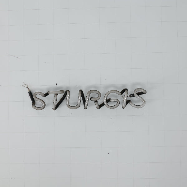 STURGIS Single Stroke Word unit for Budweiser Mount Rushmore 2003 (Small Version) Replacement Tube - Neon Sign Part