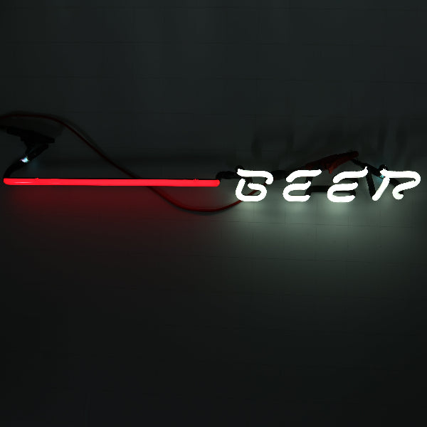 BEER Single Stroke Word unit with Emphasis for Busch Light Deer Replacement Tube - Neon Sign Part