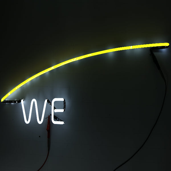 WE Single Stroke Word unit with Emphasis for Budweiser We ID Replacement Tube - Neon Sign Part