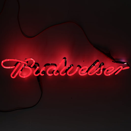 Budweiser Single Stroke Script Word unit for We ID and others Replacement Tube - Neon Sign Part