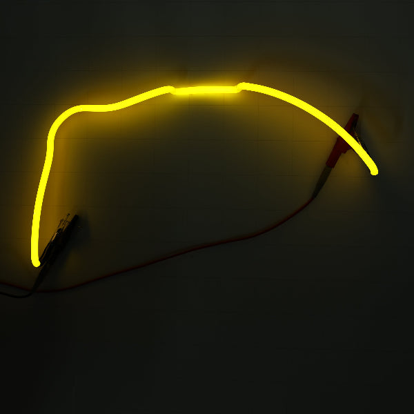 Upper Left Lemon Border unit for Doc's Hard Lemonade Replacement Tube - Neon Sign Part