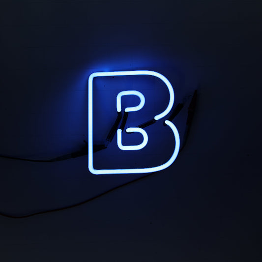 B Double Stroke Word unit for BAR Replacement Tube - Neon Sign Part