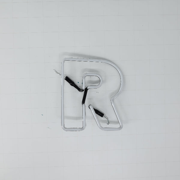 R Double Stroke Word unit for BAR Replacement Tube - Neon Sign Part