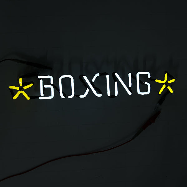 BOXING Single Stroke Word unit with Star Emphasis for Corona Extra Boxing Replacement Tube - Neon Sign Part