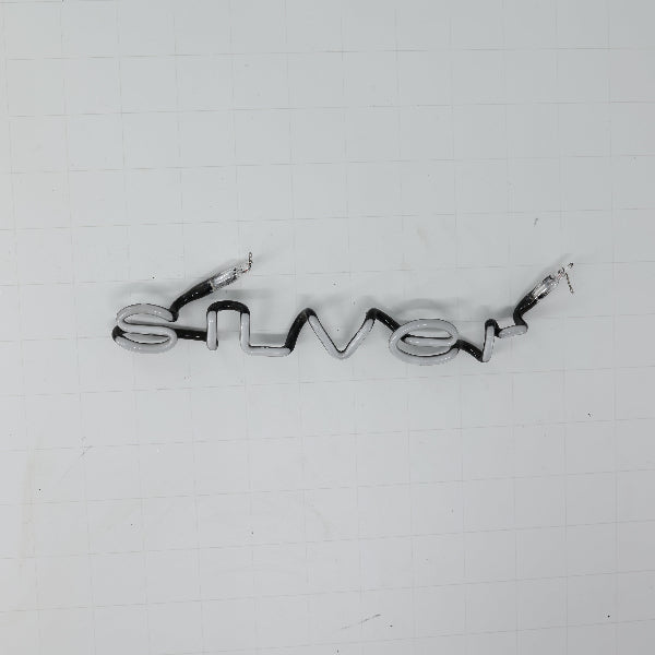 SILVER Single Stroke Word unit for Bacardi Silver Replacement Tube - Neon Sign Part