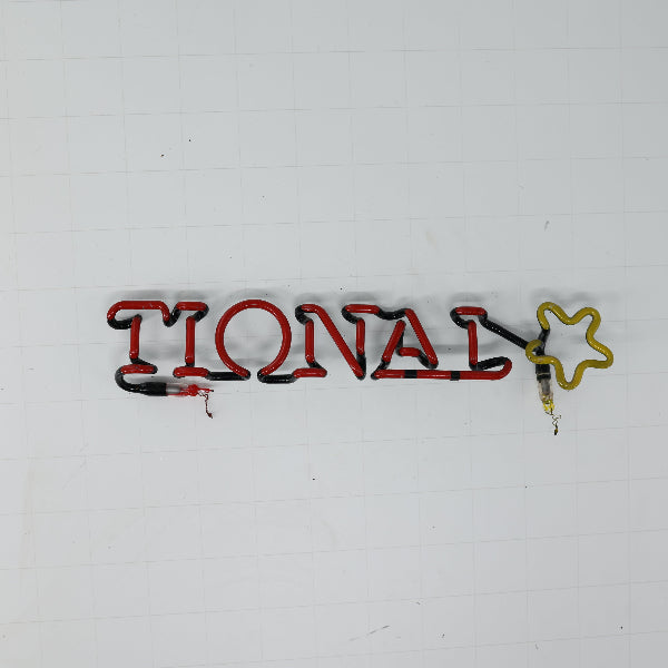 TIONAL Single Stroke Word unit with star for Yuengling Traditional Lager Replacement Tube - Neon Sign Part