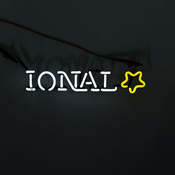 IONAL Single Stroke Word unit with Star Emphasis for Yuengling Traditional Lager Replacement Tube - Neon Sign Part