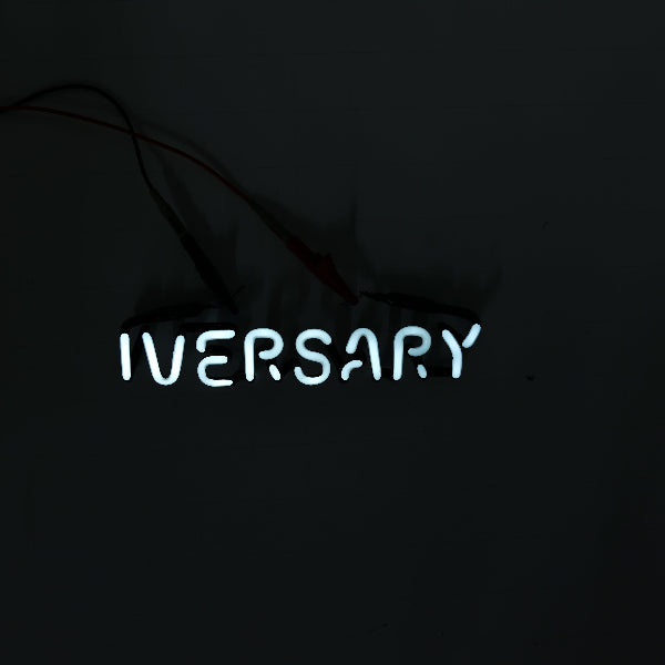 IVERSARY Single Stroke Word Unit for ESPN Anniversary Neon Sign Replacement Tube
