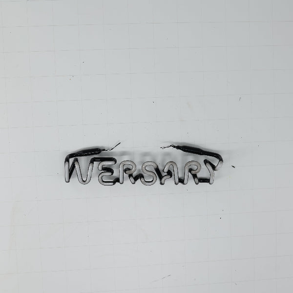 IVERSARY Single Stroke Word Unit for ESPN Anniversary Neon Sign Replacement Tube