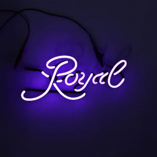 Royal Script Word unit for Crown Royal Replacement Tube - Neon Sign Part