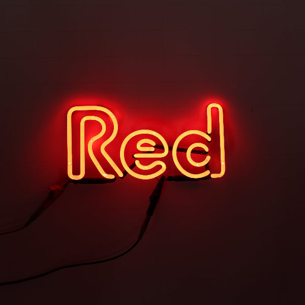 Red Double Stroke Word unit for Red Bull Replacement Tube - Neon Sign Part