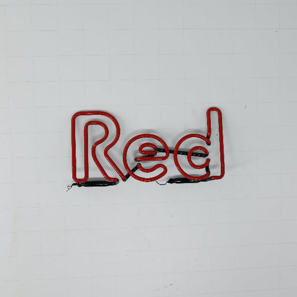 Red Double Stroke Word unit for Red Bull Replacement Tube - Neon Sign Part