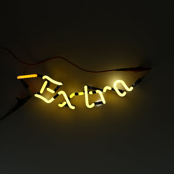 49-57 Extra Single Stroke Word unit with Emphasis Replacement Tube - Neon Sign Part Used