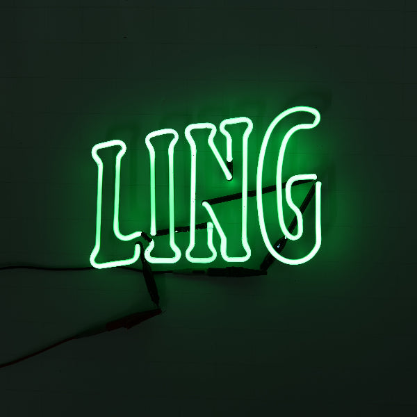 LING Double Stroke Word unit for Rolling Rock Replacement Tube - Neon Sign Part