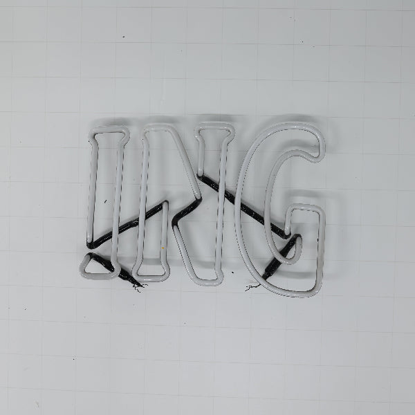 ING Double Stroke Word unit for Rolling Rock Replacement Tube - Neon Sign Part