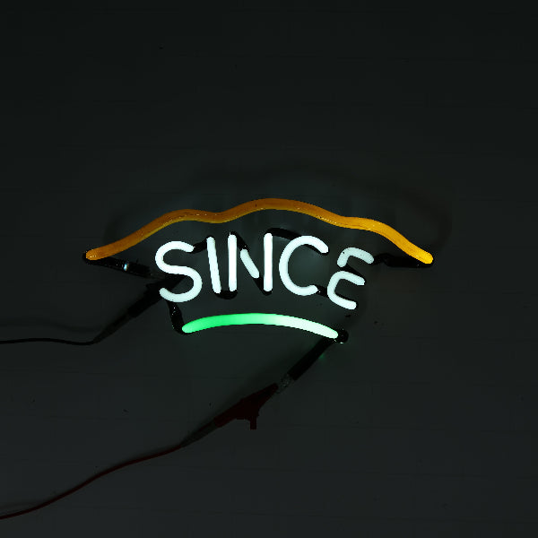 SINCE Single Stroke Word unit with Emphasis for Large Leinenkugel's Maiden Cap Replacement Tube - Neon Sign Part