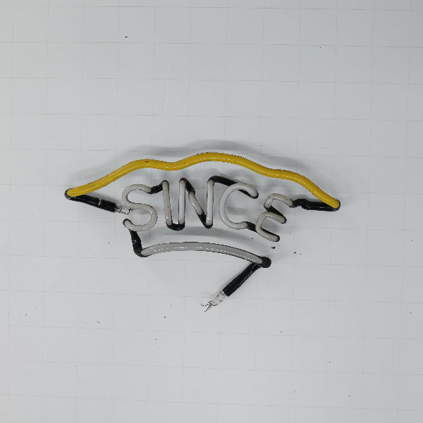SINCE Single Stroke Word unit with Emphasis for Large Leinenkugel's Maiden Cap Replacement Tube - Neon Sign Part
