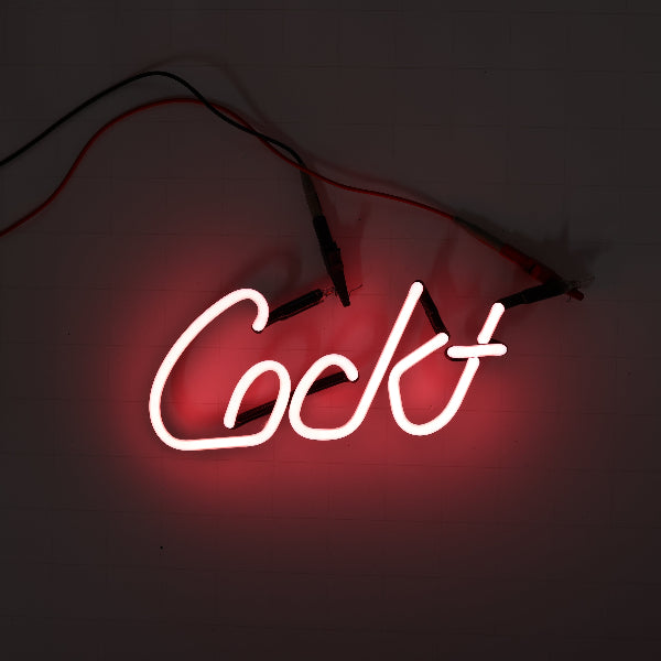 Cockt Single Stroke Word unit for Cocktails Replacement Tube - Neon Sign Part