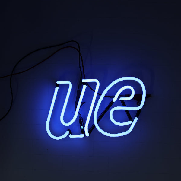 ue Double Stroke Word unit Replacement Tube - Neon Sign Part Used