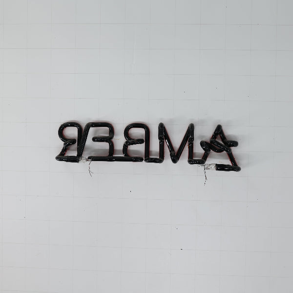 AMBER Single Stroke Word unit for Alaskan Amber Replacement Tube - Neon Sign Part