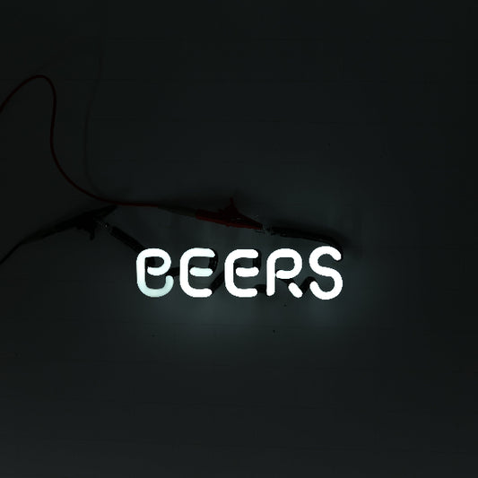 BEERS Single Stroke Word unit for Leinenkugel's Maiden Replacement Tube - Neon Sign Part