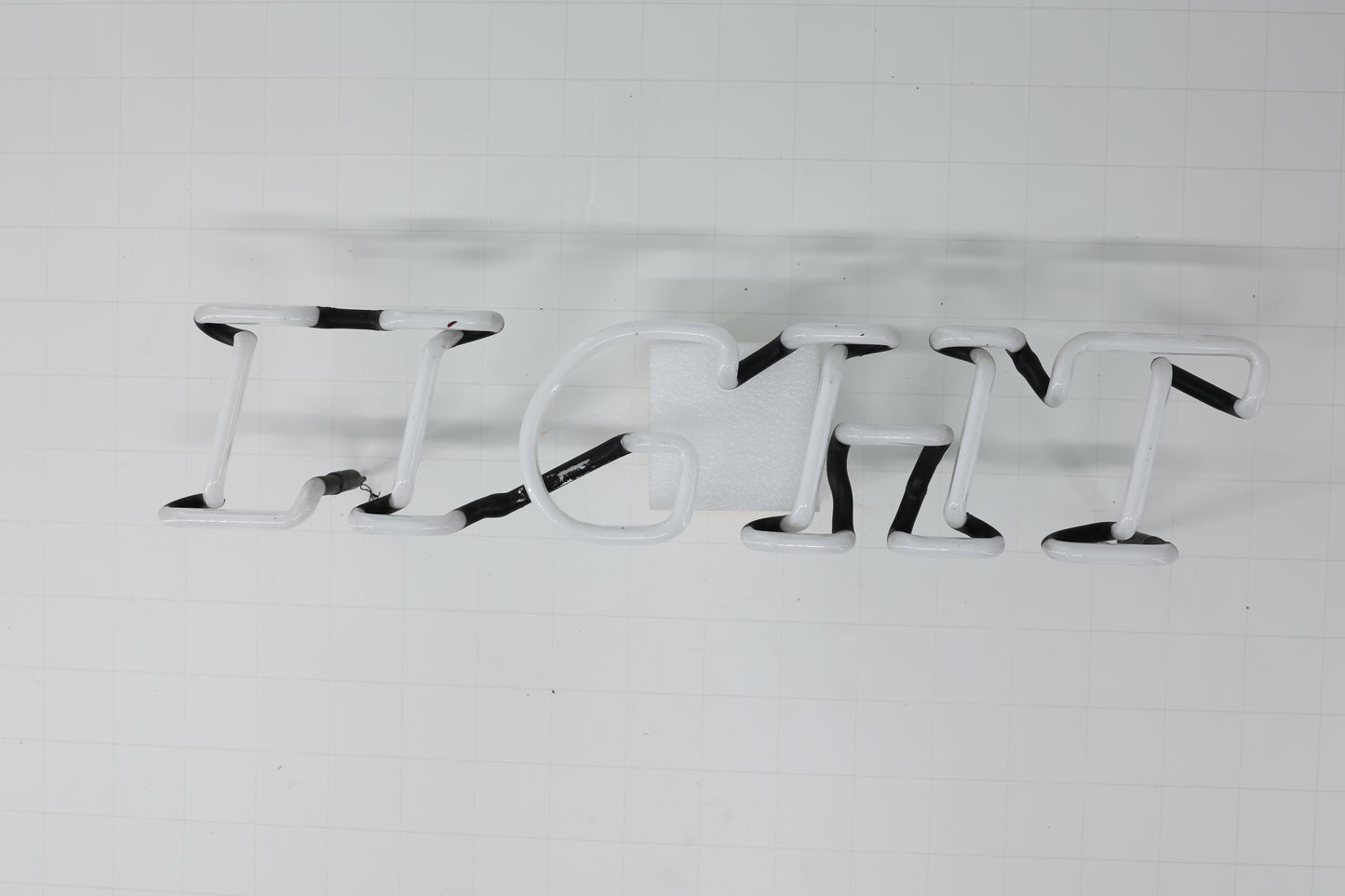 LiGHT Single Stroke Word unit with Vertical Electrodes Replacement Tube - Neon Sign Part