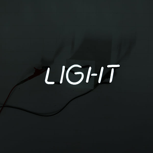 LIGHT Single Stroke Word unit with Vertical Electrodes Replacement Tube - Neon Sign Part