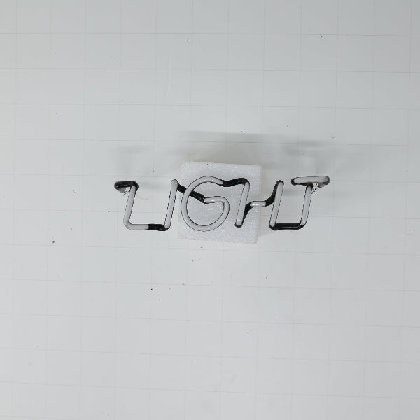 LIGHT Single Stroke Word unit with Vertical Electrodes Replacement Tube - Neon Sign Part