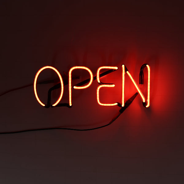 OPEN Single Stroke Word unit for Miller Genuine Draft Replacement Tube - Neon Sign Part