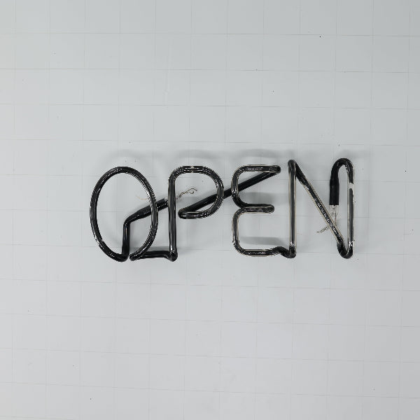 OPEN Single Stroke Word unit for Miller Genuine Draft Replacement Tube - Neon Sign Part