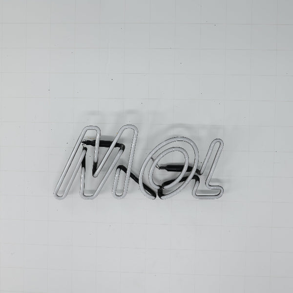 MOL Double Stroke Word unit for Molson Replacement Tube - Neon Sign Part