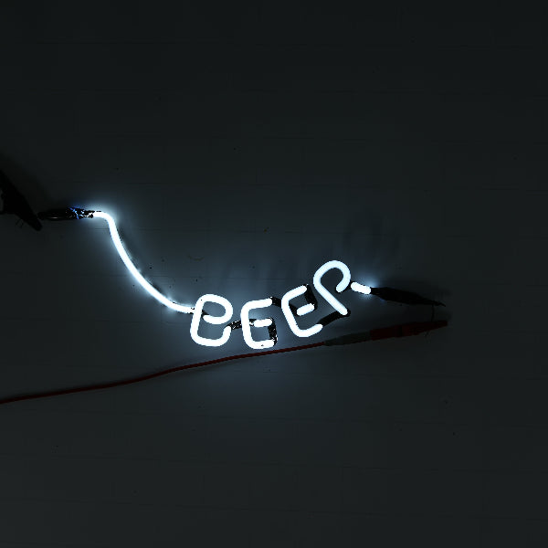 BEER Single Stroke Arched Word unit with Emphasis for Rolling Rock Replacement Tube - Neon Sign Part