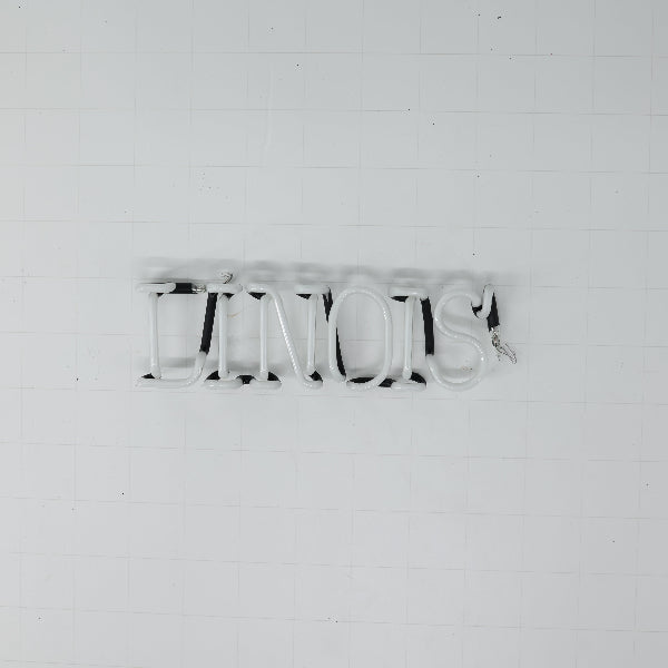 LINOIS Single Stroke Word unit SO. ILLINOIS for Pabst Beer Custom Name / City Replacement Tube - Neon Sign Part