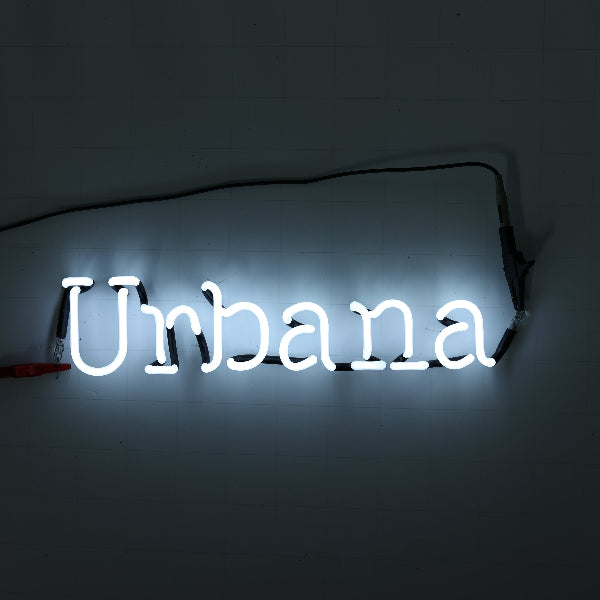 Urbana Single Stroke Word unit for Urbana Illinois Pabst Beer Custom Name / City Replacement Tube - Neon Sign Part