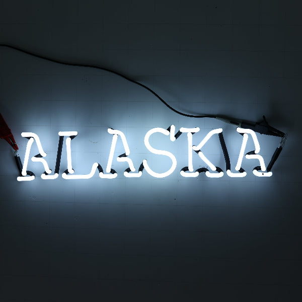ALASKA Single Stroke Word unit for for Pabst Beer Custom Name / City Replacement Tube - Neon Sign Part