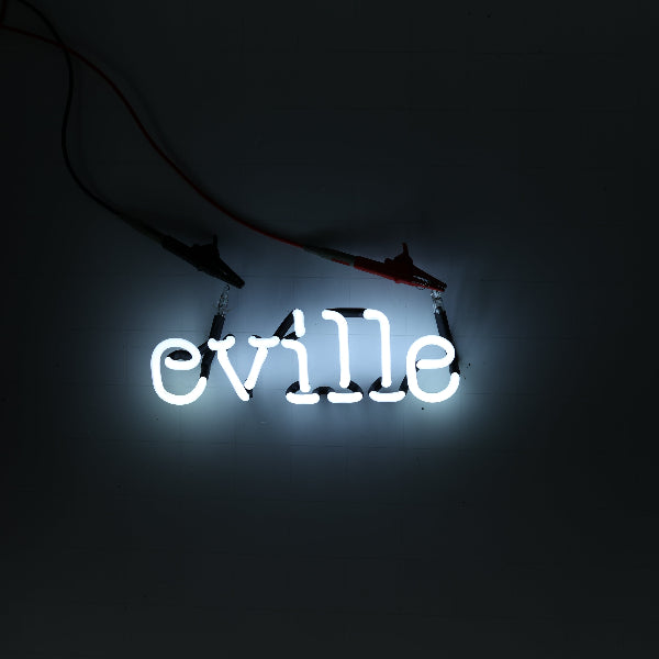 eville Single Stroke Word unit for Pabst Beer Custom Name / City Fayetteville Replacement Tube - Neon Sign Part