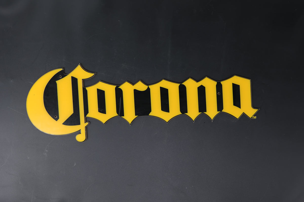 Corona Neon Sign Plastic Replacement Panel
