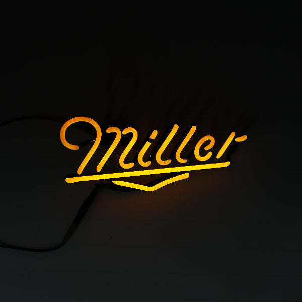 Miller Script Word unit with emphasis Replacement Tube - Neon Sign Part