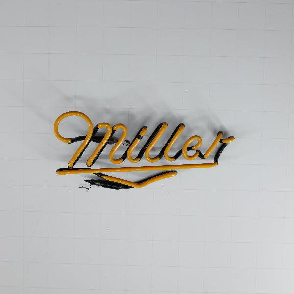 Miller Script Word unit with emphasis Replacement Tube - Neon Sign Part