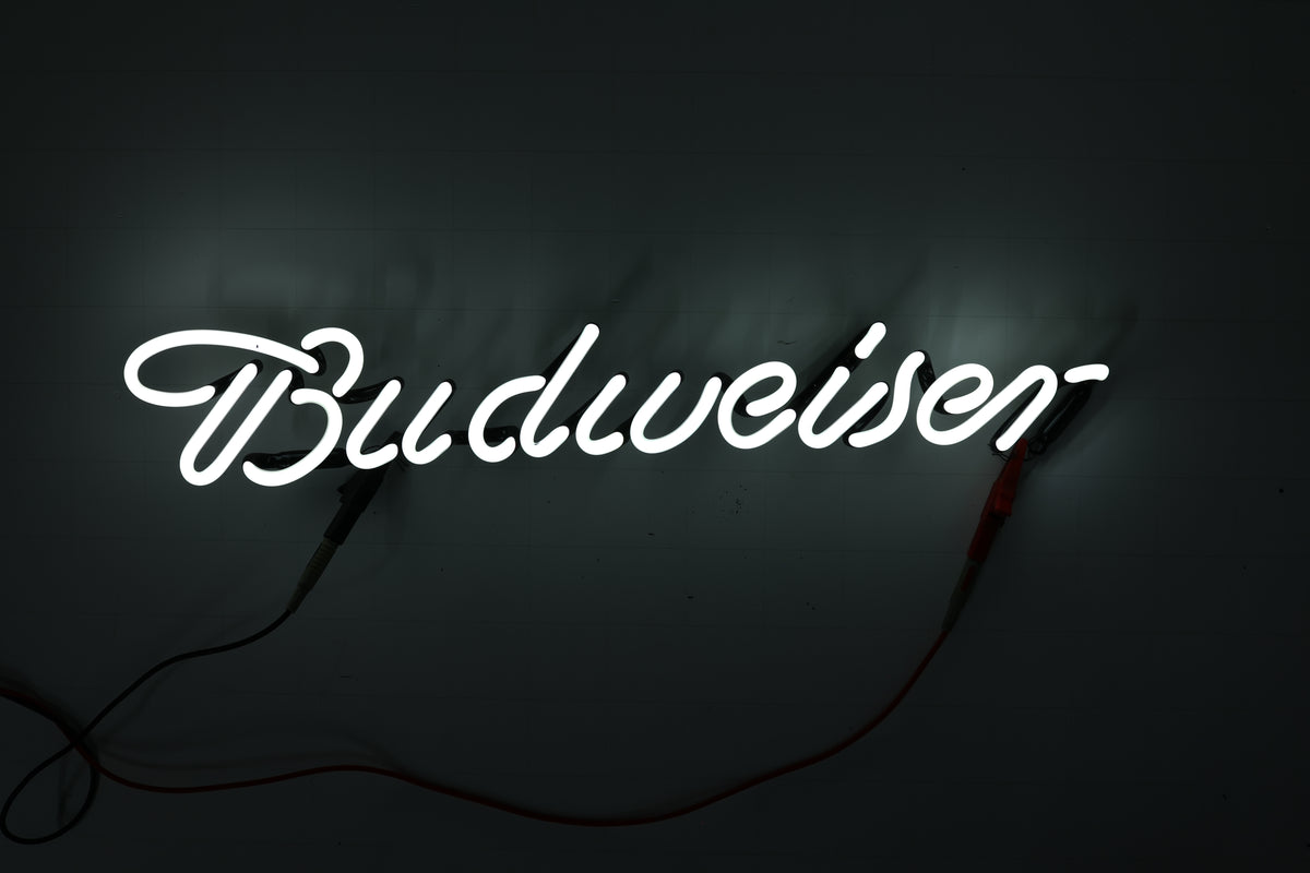 Budweiser Single Stroke Script Word unit Replacement Tube - Neon Sign Part