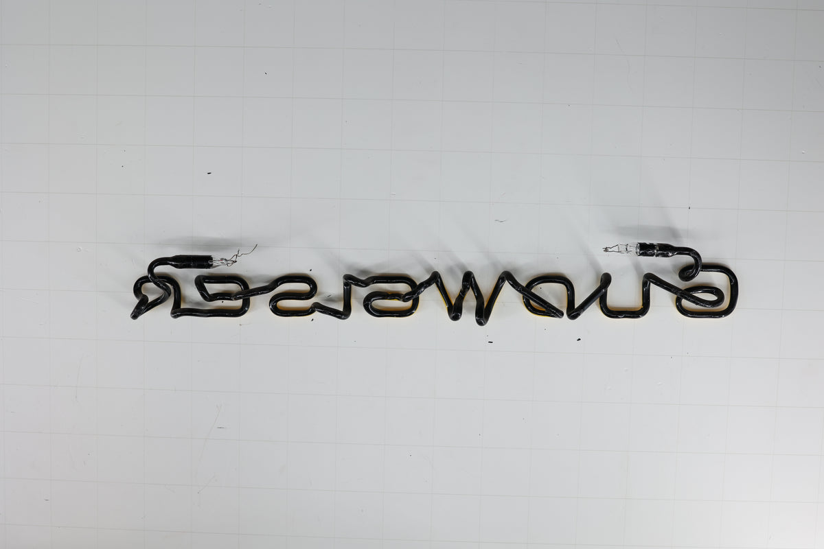 Budweiser Single Stroke Yellow Word unit Replacement Tube - Neon Sign Part