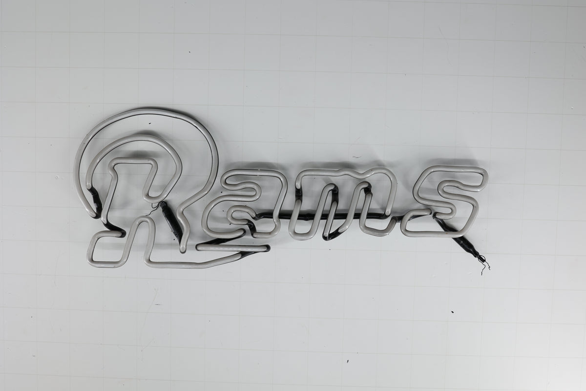 Rams Double Stroke Script Word unit Replacement Tube - Neon Sign Part