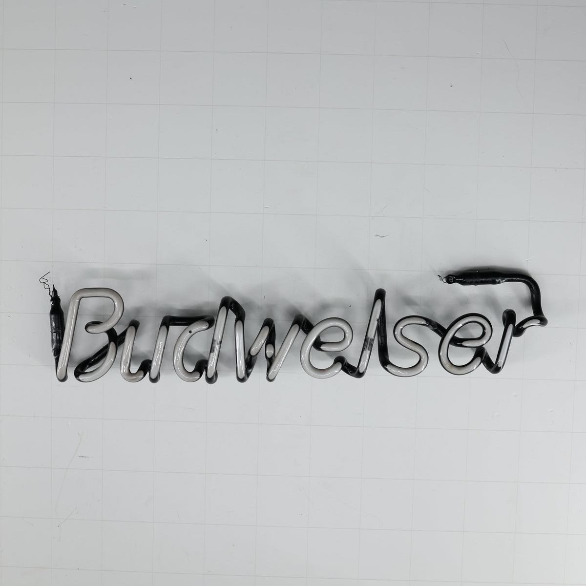 Budweiser Single Stroke Word unit Replacement Tube - Neon Sign Part