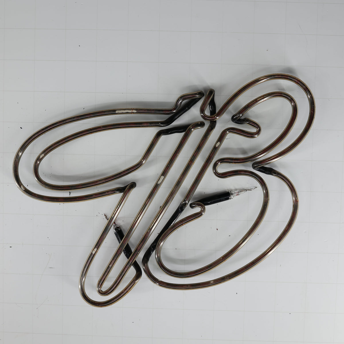 King B Double Stroke Script Word unit for Budweiser Replacement Tube - Neon Sign Part