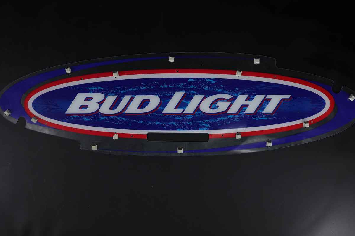 Bud Light Neon Sign Plastic Replacement Panel