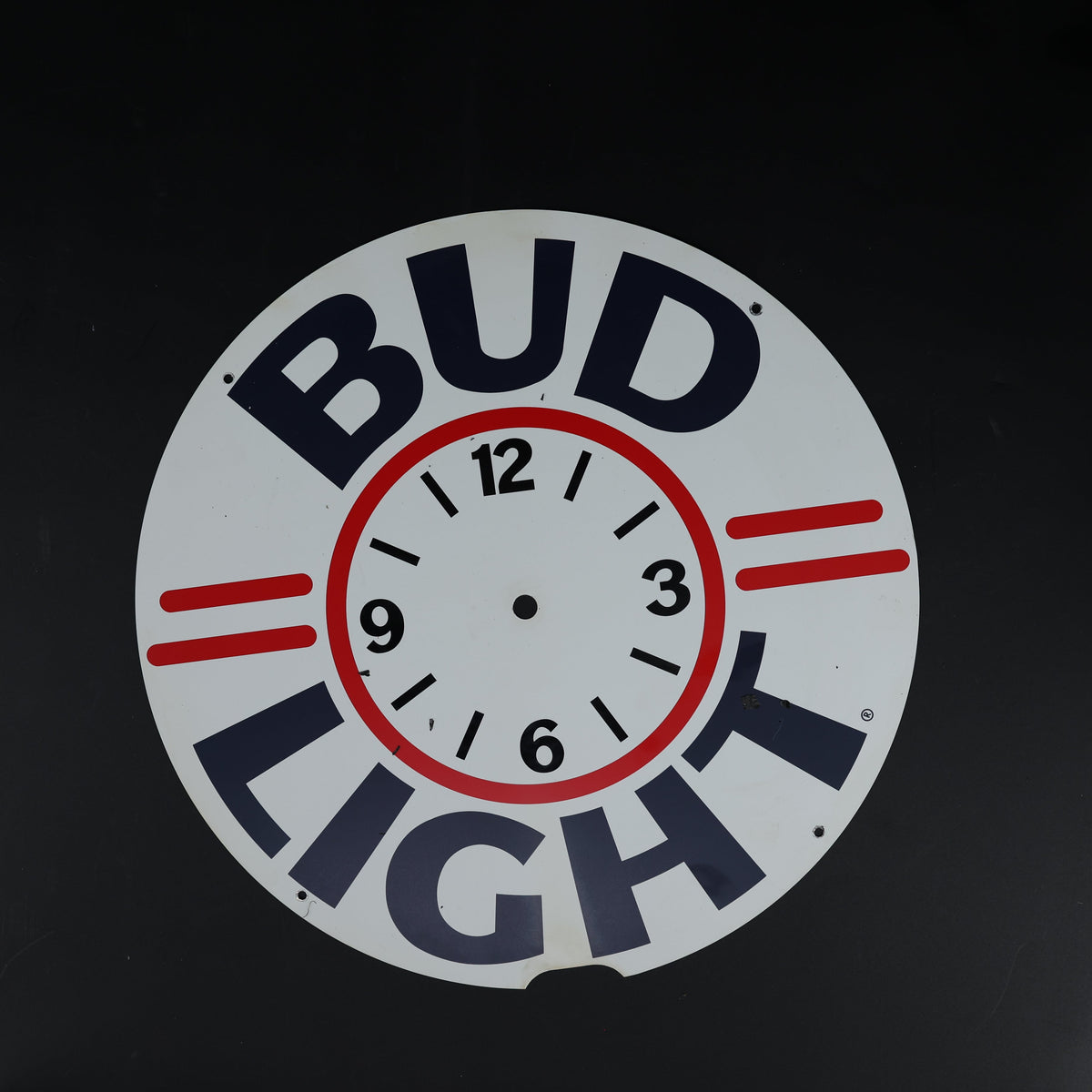 Bud Light Clock Neon Sign Replacement Panel
