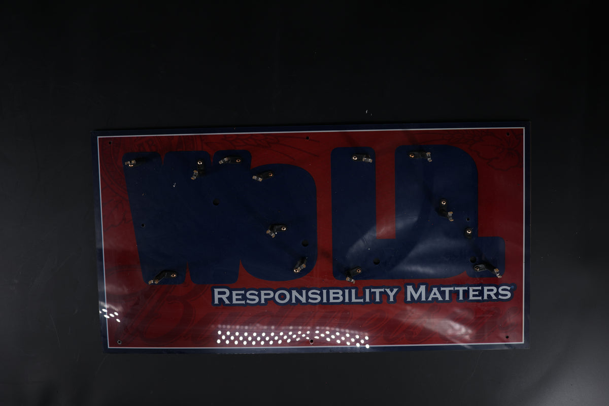 WE I.D. for Budweiser Neon Sign Plastic Replacement Panel